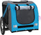 vidaXL - Hondenfietstrailer - oxford - stof - en - ijzer - blauw - en - grijs
