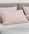 Zohome Kussensloop Lino - Kussenhoes van 60x70 cm - 1 stuk - 100% Katoen - Roze