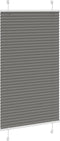 vidaXL - Plissé - rolgordijn - 75x150 - cm - stofbreedte - 74,4 - cm - antraciet