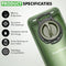 Travelhawk Waterzak - Drinkzak - 100% Waterdicht - BPA Vrij - Groen