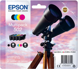 Epson 502 - Inktcartridge - Originele multipack - Cyaan Geel Magenta Zwart (4 stuks)