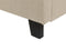 ROCHELLE - Tweepersoonsbed - Beige - 160 x 200 cm - Polyester