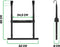 Salta - Verstelbare Trampoline Ladder S - 55/60/65 cm - 1 trede