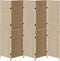 vidaXL - Kamerscherm - 5 - Panelen - Opvouwbaar - Beige - 245x180 - cm - Poly - Rattan