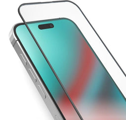 SBS TESCRFCIP1561P - Full Cover Screenprotector - 9H gehard glas - zwart frame