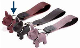 Croci Sleutelhanger Bulldog Rood 4 CM