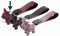 Croci Sleutelhanger Bulldog Rood 4 CM