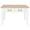vidaXL - Salontafel - 80x80x50 - cm - hout - wit