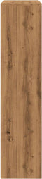 vidaXL - Kamerscherm - / - boekenkast - 123x29x123 - cm - hout - artisanaal - eiken