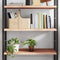 vidaXL - Wandschap - 80x40x(2-4) - cm - onbehandeld - massief - eikenhout