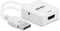 Lindy 38303 - HDMI naar DisplayPort Converter - 9,5 cm - Wit