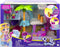 Polly Pocket Pollyville Flamingo Fun Car Wash - Speelfigurenset