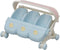 Sylvanian Families 5533 - Wandelwagen drieling - Inclusief zitje en zonnedak (4 onderdelen)