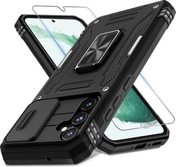Podec Hoesje geschikt voor Samsung Galaxy A56 / A36 / A37 - Zwart Telefoonhoesje - Anti-Shock Case