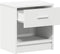 vidaXL - Nachtkastje - met - lade - 39x28x41 - cm - wit