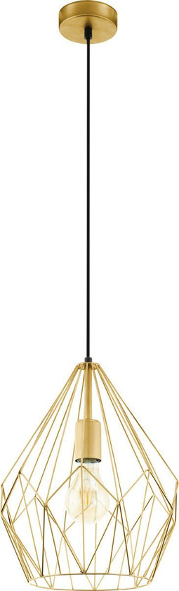 EGLO Carlton - Hanglamp - E27 - Ø 31 cm - In hoogte verstelbaar - Goud