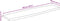 vidaXL - Tafelblad - met - natuurlijke - rand - 180x40x3,8 - cm - massief - mangohout