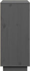 vidaXL - Dressoir - 110,5x35x80 - cm - massief - grenenhout - grijs