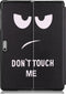 Tablet Hoes Geschikt voor Microsoft Surface Go - Design Trifold Bookcase - Meerkleurig /Don't touch