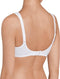 Triumph Elegant Cotton N - Beugelloze beha - Bloemmotief - Wit - Maat D90
