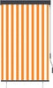 vidaXL-Rolgordijn-voor-buiten-100x250-cm-wit-en-oranje