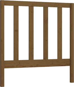 vidaXL - Hoofdbord - 106x4x100 - cm - massief - grenenhout - honingbruin