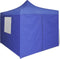 vidaXL - Vouwtent - met - 4 - zijwanden - 3x3 - m - blauw