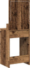 vidaXL - Make-uptafel - met - LED-verlichting - - - Oud - Hout, - 50x41x135 - cm