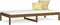 vidaXL - Slaapbank - 90x200 - cm - massief - grenenhout - honingbruin