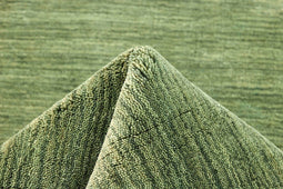 MOMO Rugs Panorama Uni Green Vloerkleed - 90x160 - Rechthoek - Laagpolig Tapijt - Modern - Groen