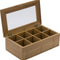 Westmark Theedoos Neutraal - 8 vaks - 32,5 x 20,5 cm - Hout