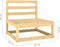 vidaXL - 3-delige - Loungeset - massief - grenenhout