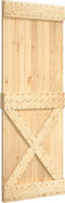 vidaXL - Deur - NARVIK - 85x210 - cm - massief - grenenhout