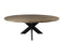 HSM Collection Tafelblad ovaal - 260x120 cm - new vintage - teak