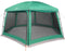 vidaXL - Zwembadtent - uitneembare - buiten- - gaaswanden - 618x532 - cm - zeegroen