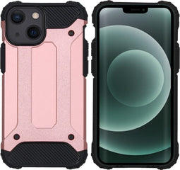 iMoshion Hoesje Geschikt voor iPhone 13 Mini Hoesje - iMoshion Rugged Xtreme Backcover - Rosé