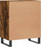 vidaXL - Dressoir - 57x35x70 - cm - bewerkt - hout - gerookt - eikenkleurig