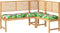 vidaXL - Ligbedkussens - 6 - stuks - Tropisch - Jungle - 40x40x8 - cm - Oxford - Stof