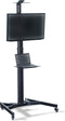 Digitus DA-90370 - Vloerstandaard - Verstelbare hoogte 186-218 mm - Zwart
