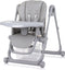 Chipolino Master Chef Kinderstoel Met Eetblad & Zitkussen Pure Grey