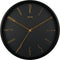 Wall clock Belle Numbers metal black