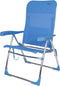 Crespo AL/206 - Klapstoel - Verstelbaar in 7 standen - Blauw