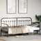 vidaXL - Ligbed - Frame - Zwart - 100x200 - cm - Staal