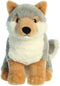 Pluche dieren knuffels wolf van 23 cm - Knuffeldieren wolven speelgoed