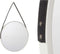 Wandspiegel 1270 Wit Zwart 45 x 45 x 3 cm Cirkel (4 Stuks)