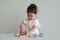 Little Dutch - Houten Snijfruit Set - 6 stuks fruit met snijplank en mes