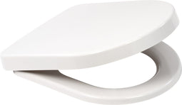 Plieger Milano/Plus-Compact - D-Vorm Toiletzitting - Softclose - Duroplast - Wit