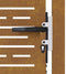 vidaXL - Poort - 105x155 - cm - vierkant - cortenstaal
