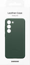 Samsung EF-VS911LGEGWW (Galaxy S23) - Soft case - Premium lederen bescherming - Groen