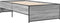 vidaXL - Bedframe - bewerkt - hout - en - metaal - grijs - sonoma - eiken - 75x190 - cm